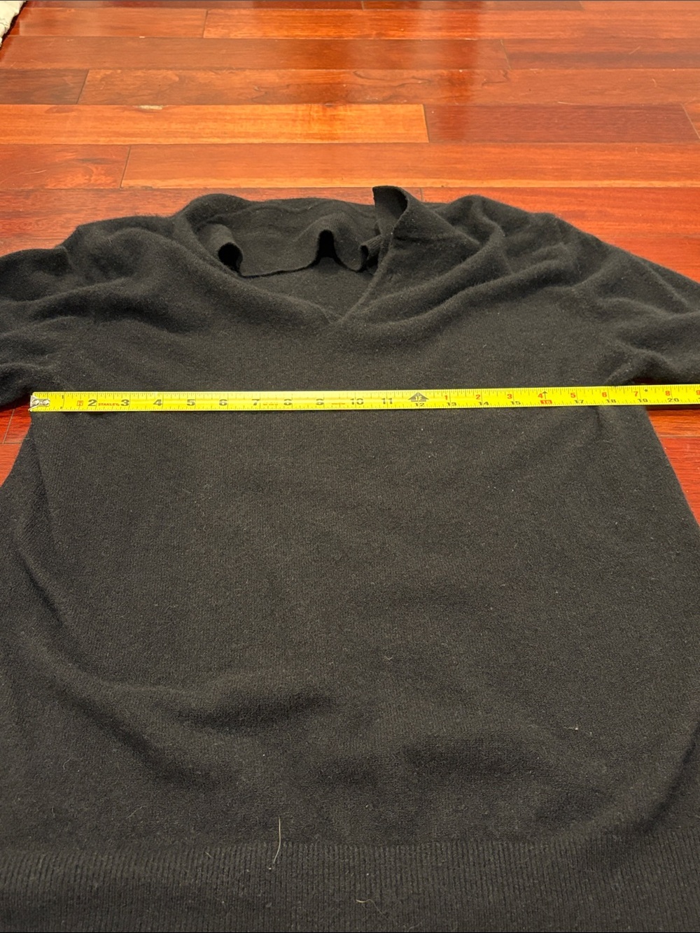 Quince Men’s Size XL Black 100% Cashmere Mongolian Cashmere Polo Sweater - Picture 9 of 10